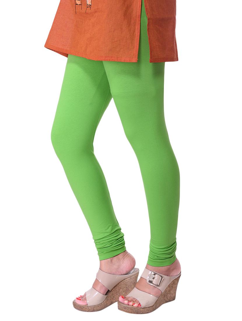 green cotton leggings - 14337626 - Zoom Image - 2