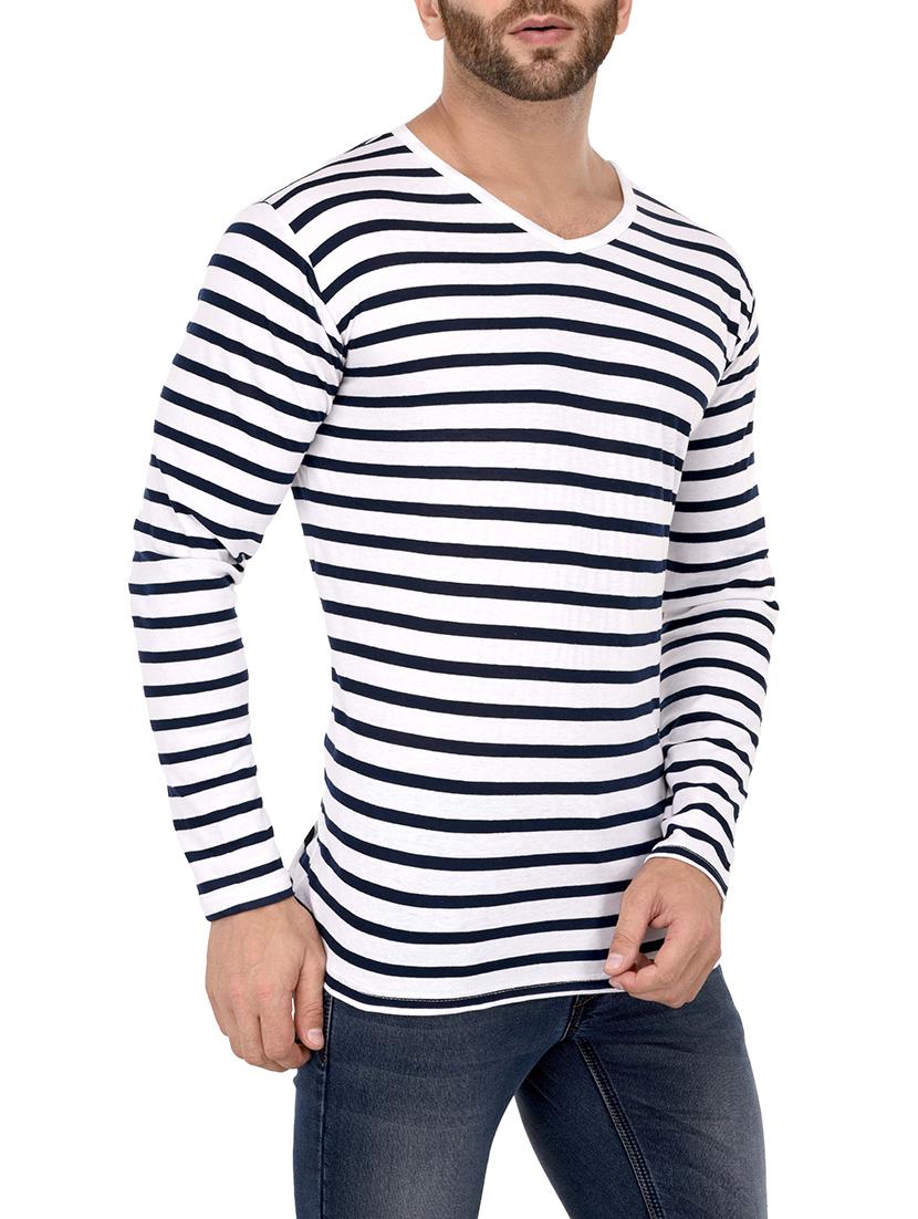 monochrome striped t-shirt - 14346060 - Zoom Image - 2