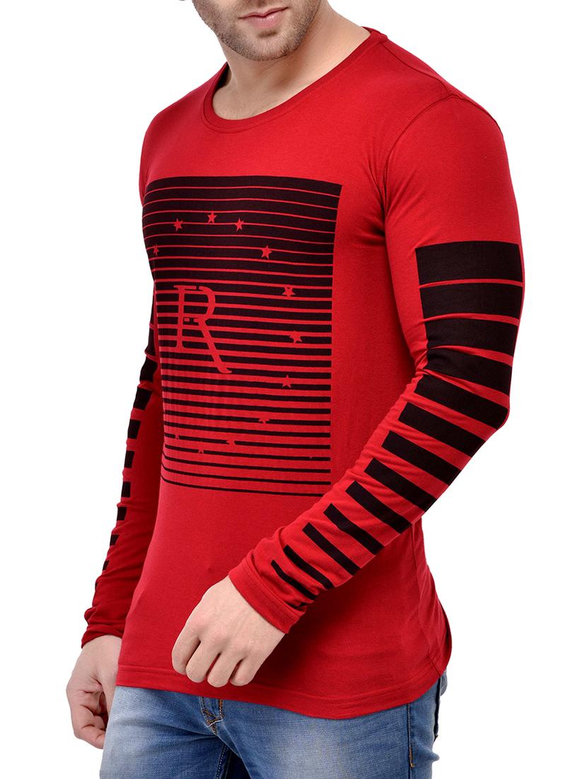 red cotton t-shirt - 14348407 - Zoom Image - 2