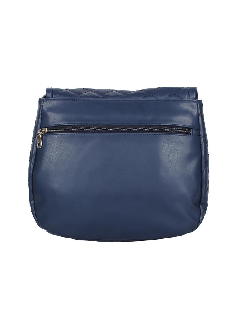blue leatherette regular sling bag - 14349323 - Zoom Image - 2