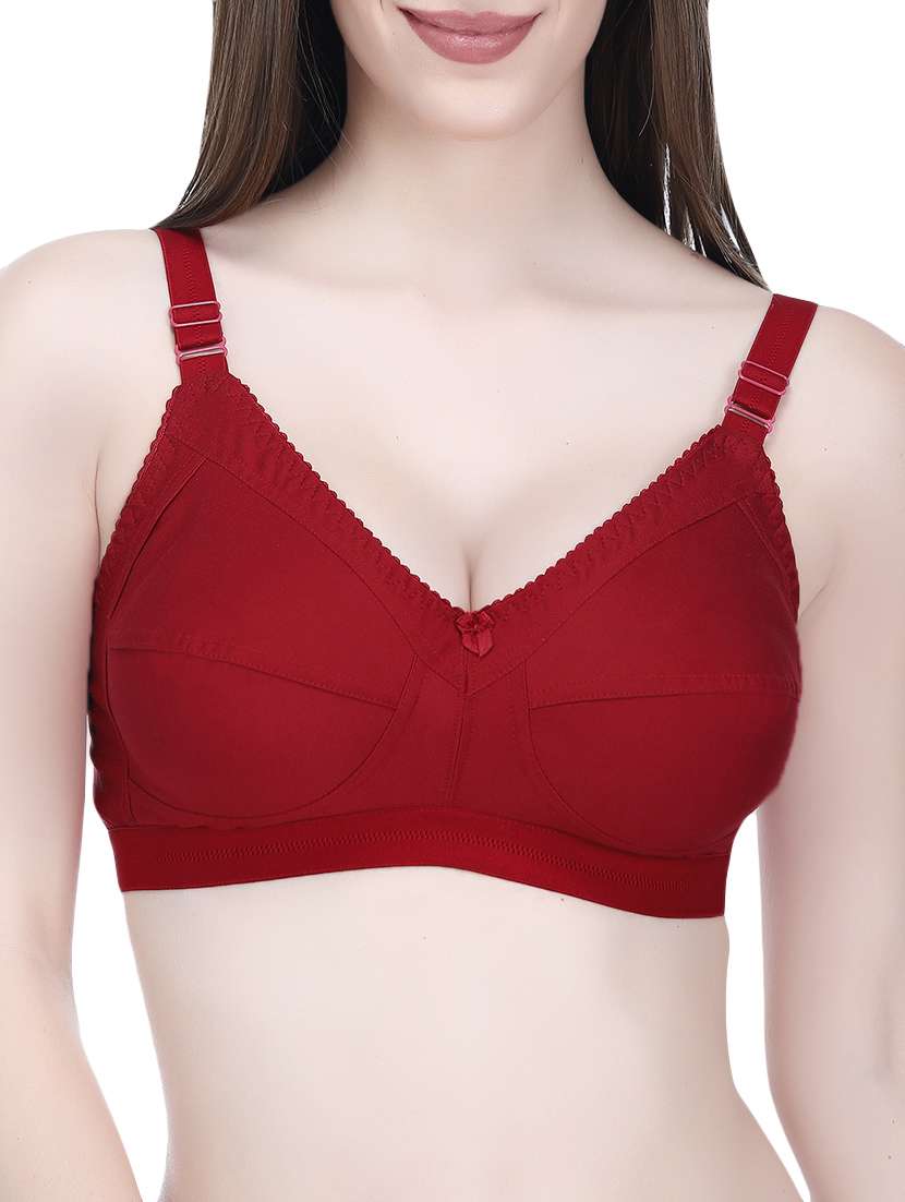 bow patch solid bra