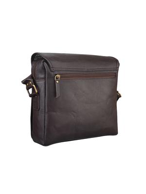 brown leatherette (pu) messenger - 14352385 - Standard Image - 2