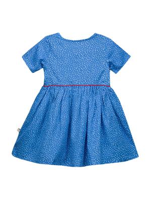 blue polyester frock - 14353343 - Standard Image - 2