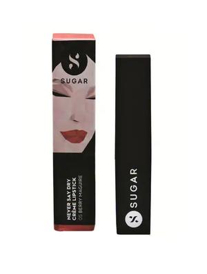 sugar never say dry cr\u00e8me lipstick - 05 berry maguire (deep berry red) - 14362700 - Standard Image - 2