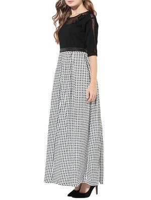 black printed casual dress - 14369153 - Standard Image - 2