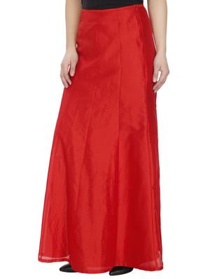red dupion silk aline skirts - 14369590 - Standard Image - 2