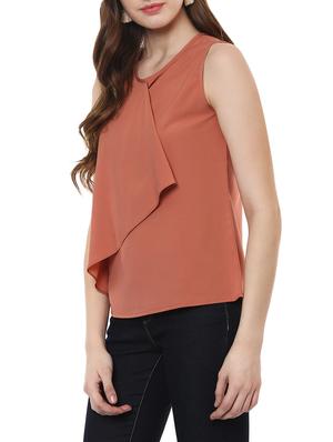 ruffle overlap detail top - 14369957 - Standard Image - 2