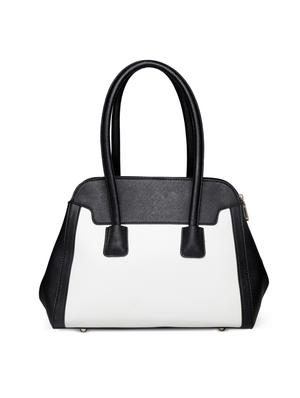 white leatherette regular handbag - 14373231 - Standard Image - 2