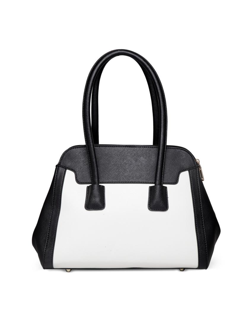 white leatherette regular handbag - 14373231 - Zoom Image - 2