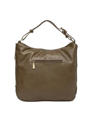 green leatherette hobo handbag - 14373271 - Standard Image - 2