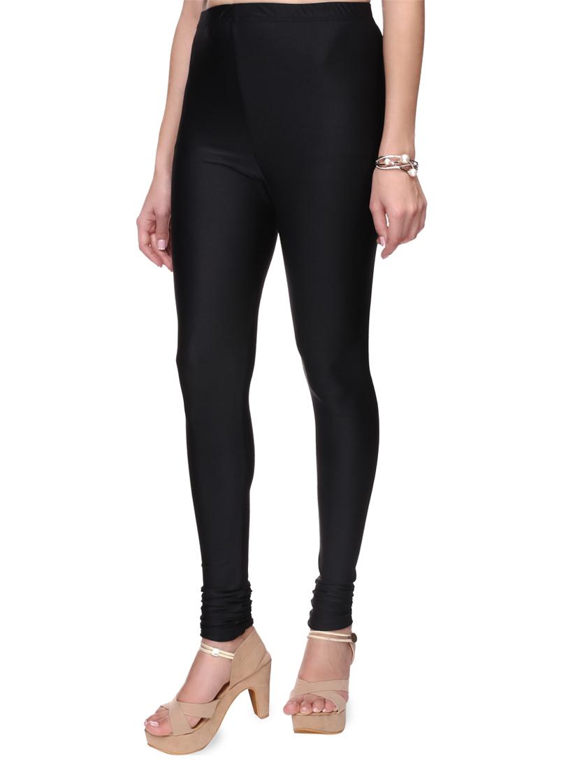black nylon casual legging - 14379390 - Zoom Image - 2