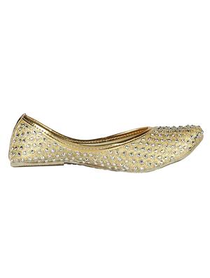 gold slip on jutis - 14383552 - Standard Image - 2