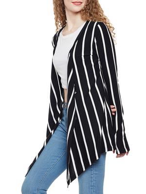asymmetric striped shrug - 14384000 - Standard Image - 2