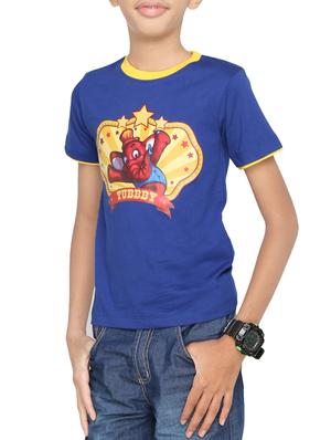 blue cotton tshirt - 14387482 - Standard Image - 2