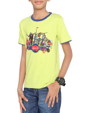 yellow cotton t-shirt - 14387487 - Standard Image - 2