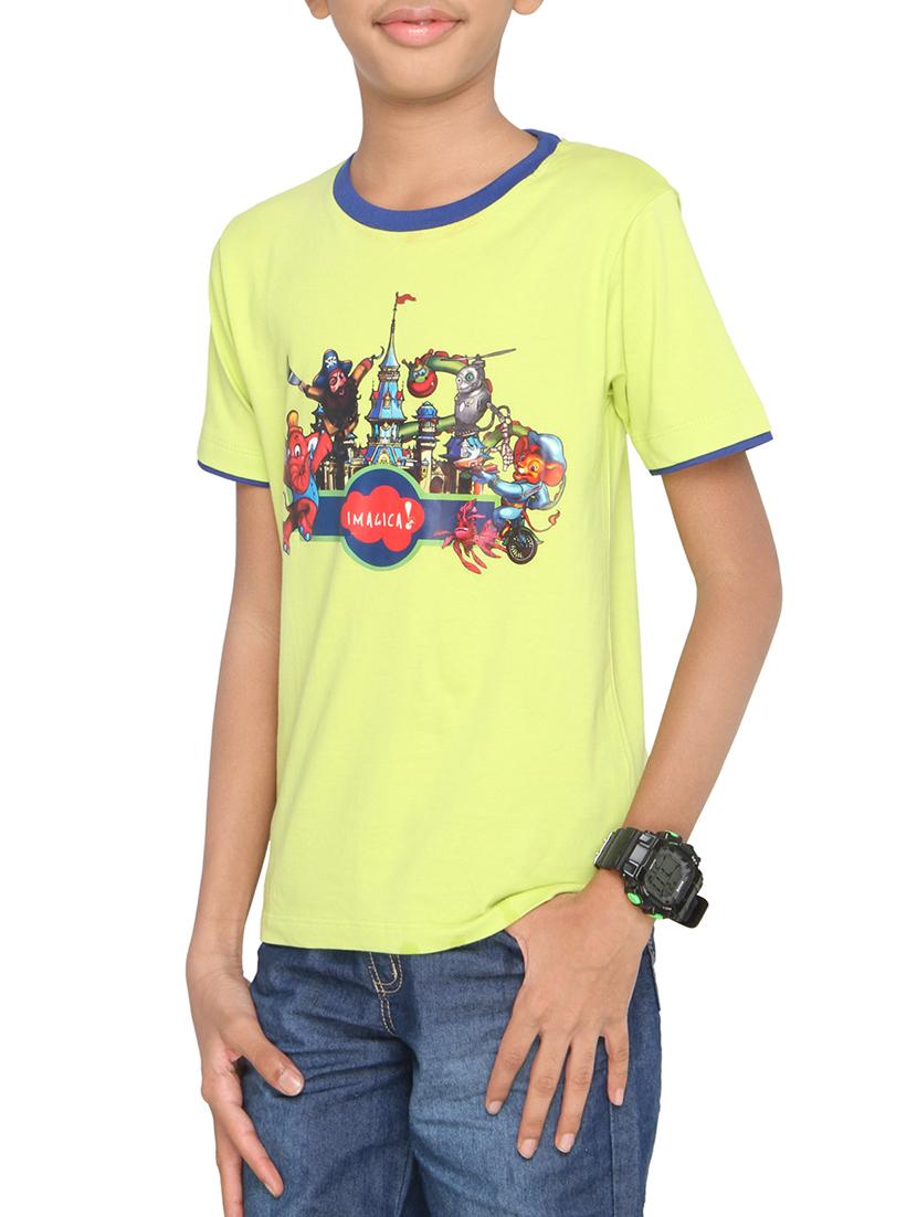 yellow cotton t-shirt - 14387487 - Zoom Image - 2