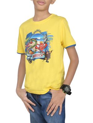 yellow cotton tshirt - 14387490 - Standard Image - 2