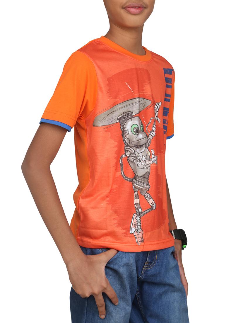 orange cotton tshirt - 14387502 - Zoom Image - 2