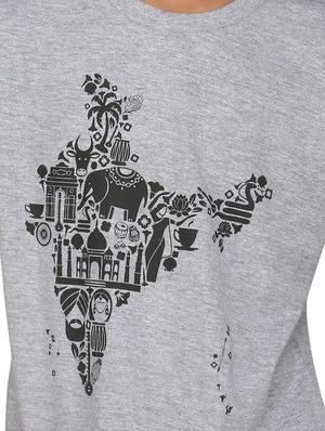 grey cotton blend tshirt - 14387527 - Standard Image - 5