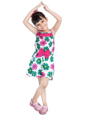 green cotton playsuit - 14387635 - Standard Image - 2