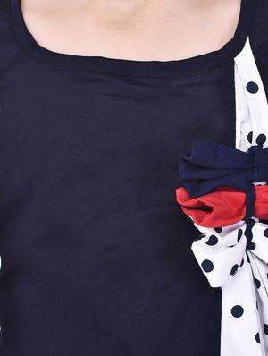 navy blue cotton frock - 14391408 - Standard Image - 5