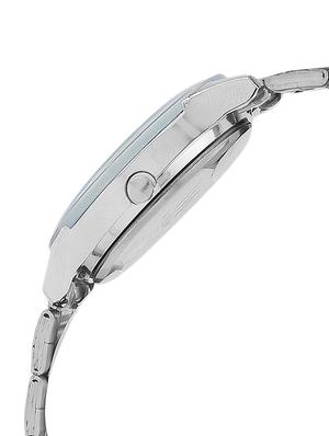 WATCH ME Silver Metal Blue Dial Watch For Women WMAL-147 - 14393459 - Standard Image - 2