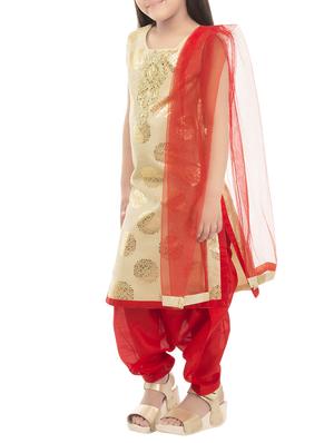 gold silk blend suit set - 14399887 - Standard Image - 2