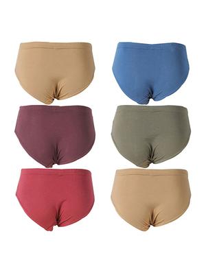 multi colored cotton briefs - 14402231 - Standard Image - 2