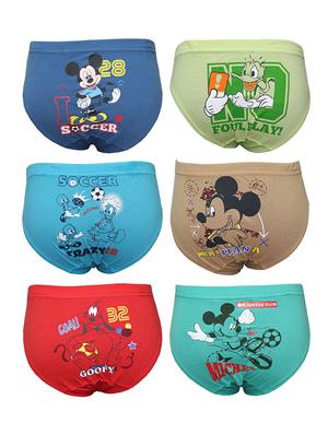 multi colored cotton briefs - 14402236 - Standard Image - 2