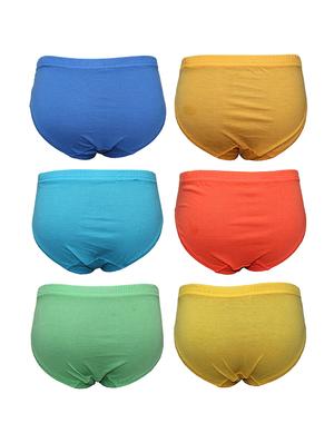 multi colored cotton briefs - 14402240 - Standard Image - 2
