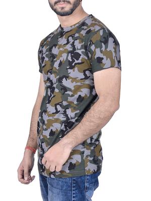 green cotton all over print tshirt - 14404671 - Standard Image - 2