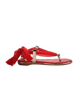 red back strap sandal - 14411926 - Standard Image - 2