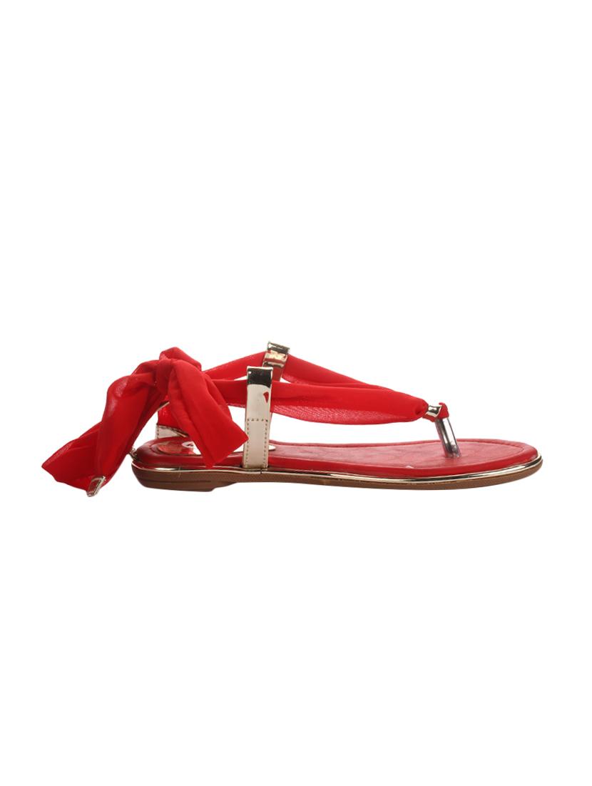 red back strap sandal - 14411926 - Zoom Image - 2