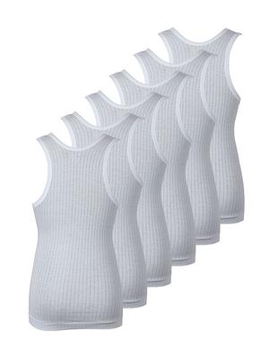white cotton vest - 14412383 - Standard Image - 2