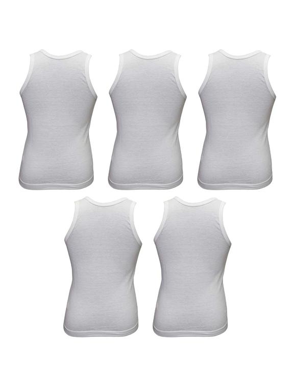 white cotton vest - 14412415 - Zoom Image - 2