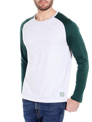 white cotton raglan t-shirt - 14413897 - Standard Image - 2