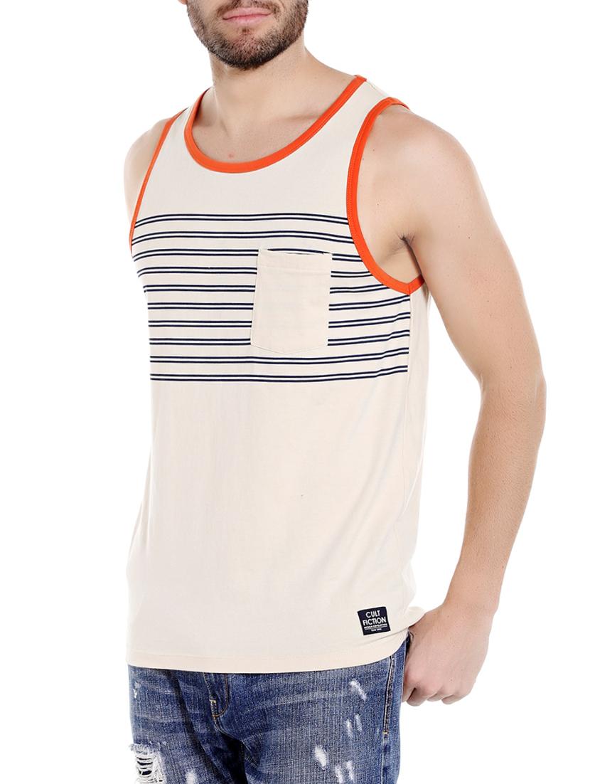 beige cotton pocket t-shirt - 14413906 - Zoom Image - 2