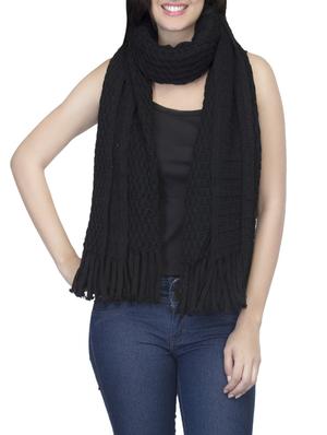 Set of 2 cream woolen cardigan with muffler - 14417525 - Standard Image - 5
