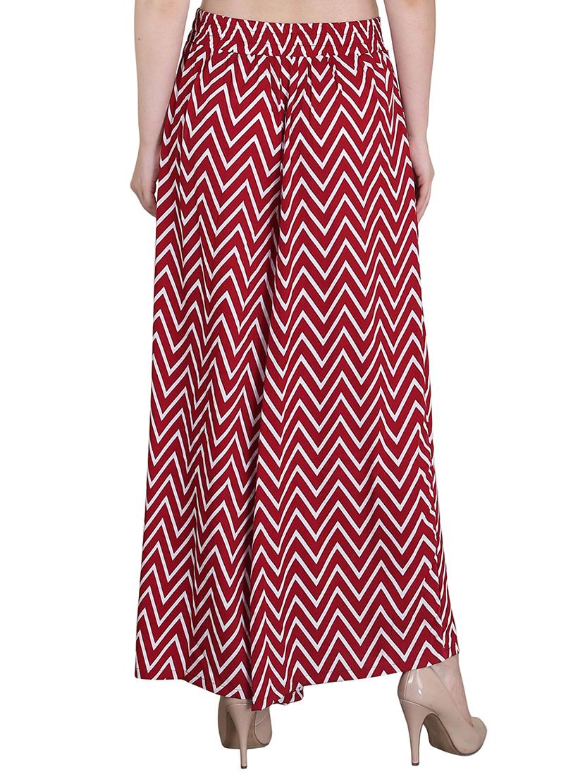 Set of 2 multi colored crepe palazzo - 14417532 - Zoom Image - 5