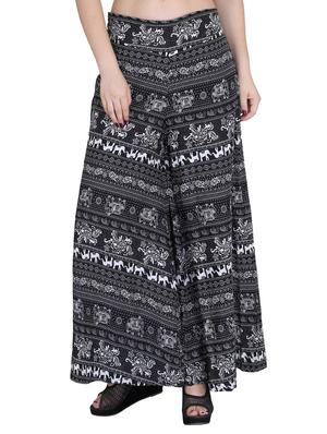 Set of 2 multi colored crepe palazzo - 14417545 - Standard Image - 2