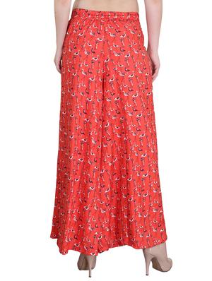 Set of 2 multi colored crepe palazzo - 14417548 - Standard Image - 5