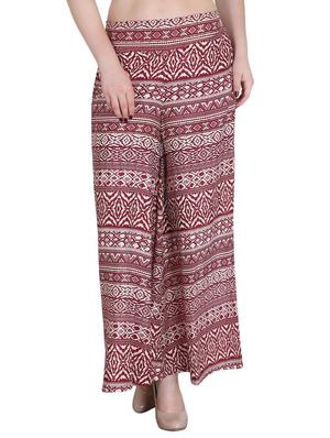 Set of 2 multi colored crepe palazzo - 14417554 - Standard Image - 2