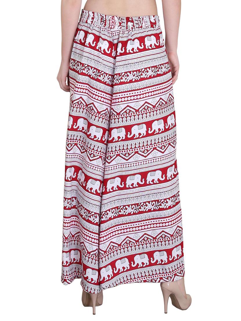 Set of 2 multi colored crepe palazzo - 14417554 - Zoom Image - 5