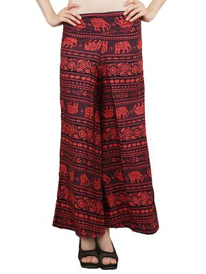 Set of 2 multi colored crepe palazzo - 14417556 - Standard Image - 2
