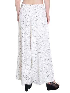 Set of 2 multi colored crepe palazzo - 14417560 - Standard Image - 5