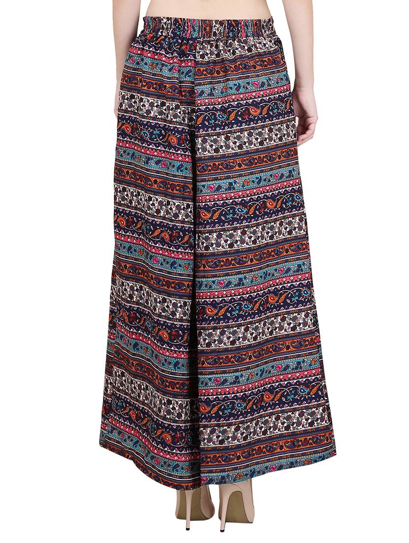 Set of 2 printed crepe palazzo - 14417583 - Zoom Image - 5