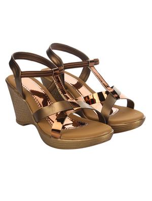 copper airmax back strap wedges - 14417927 - Standard Image - 2