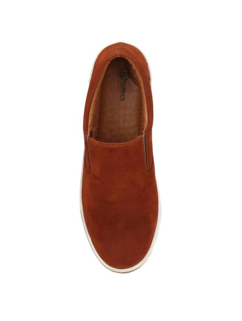 brown Suede casual slipon - 14418085 - Zoom Image - 5