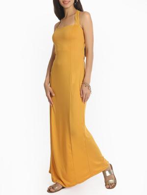 yellow gown dress - 14418200 - Standard Image - 2