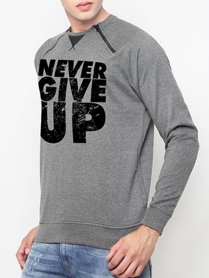 grey cotton chest print sweatshirt - 14418435 - Standard Image - 2